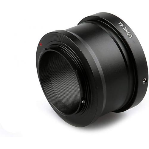  Lightdow T/T2 Mount Lens Adapter Ring for M43 Panasonic Lumix G7 GH5 GH4 GH3 GH2 G9 G6 G5 / Olympus OMD E-M10 E-M5 E-M1 etc Mirrorless Digitial Cameras