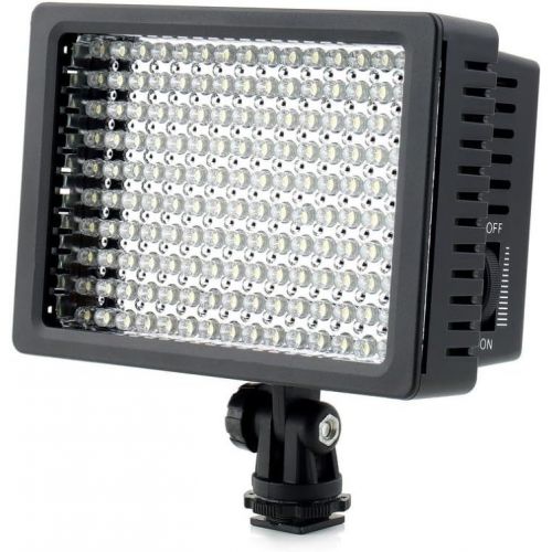  Lightdow LD-160 Ultra High Power Dimmable 160 LED Bulb Video Light for Canon Nikon Sony DSLR Camera