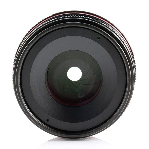  Lightdow 50mm f1.8 APS-C Large Aperture Manual Focus Lens Standard Prime Lens for Sony E, Fujifilm X, Panasonic, Olympus Micro Four Third, M43 Mirrorless Cameras (M43 Mount)