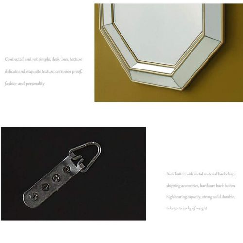  Lighted Vanity Mirrors Bathroom Mirrors Hanging on the wall mirror gold stereo wall mirror living room bedroom decorative mirror fashion entrance mirror bathroom wall mirror personality dressing mirror W