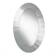 Lighted Vanity Mirrors Bathroom Mirrors Bedroom Vanity Mirror Silver Bathroom Mirror Living Room Decorative Mirror Wall Mounted Mirror Wall Mirror Fashion Oval Hanging Mirror Wall-Mounted Vanity Mirrors