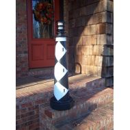 LighthousesByGibson Cape Lookout Lighthouse Solar Decorative Lawn and Garden Ornament  45 inches