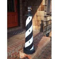 LighthousesByGibson Cape Hatteras Lighthouse Solar Decorative Lawn and Garden Ornament  45 inches