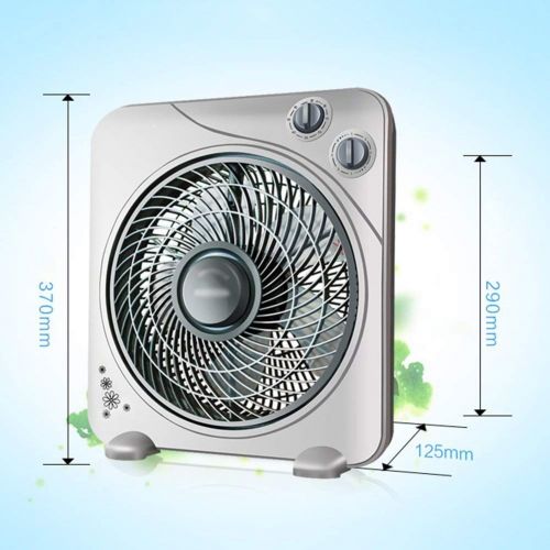  Lighting FAN LYFS Desktop Pedestal Standing Air Circulator Oscillating 3-Speed Low Noise Timer Gray, 50W