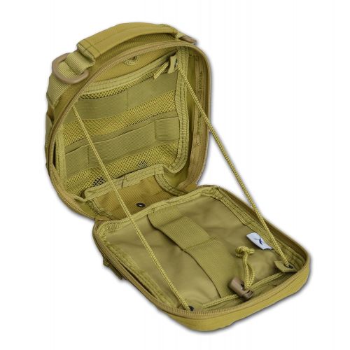  [아마존베스트]Lightning X Products Lightning X Gunshot Trauma/Hemorrhage Control Kit in MOLLE IFAK Pouch - TAN