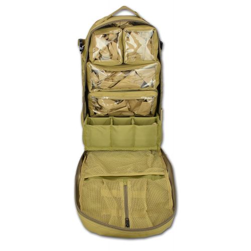  Lightning X Products Lightning X Premium Stocked Tactical EMS/EMT Trauma First Aid Responder Medical Kit Backpack