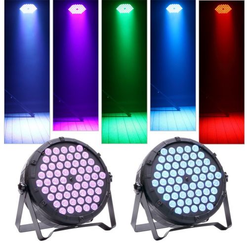  U`King DJ Lights Stage Lighting 60 Led Par Lights RGB by Sound Activated DMX512 for Party Up Lighting