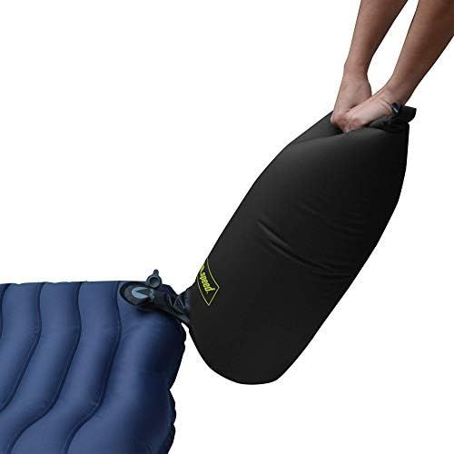  Lightspeed Outdoors Ultralight Flexform Curved Inflatable Air Mat with Pump Bag Compact Single Air Mattress The Cradle Air Mat