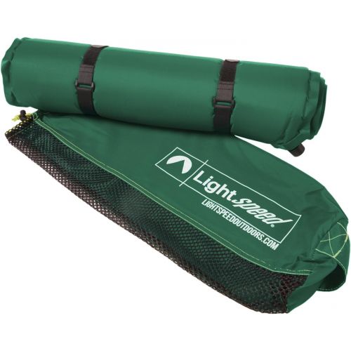  Lightspeed Outdoors PVC-Free Warmth Series Self Inflating Insulated Sleep Camp Foam Pad