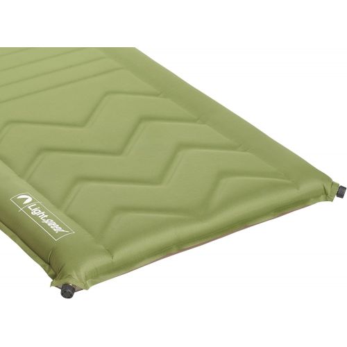  Lightspeed Outdoors Self Inflating Sleep Pad (Green/Brown)