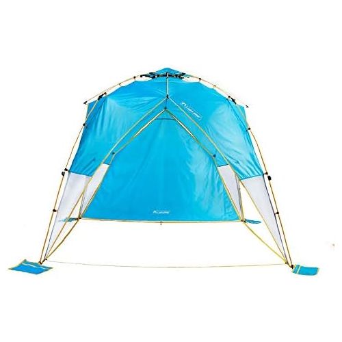  Lightspeed Outdoors Tall Canopy, Beach Shelter, Lightweight Sun Shade Tent with One Shade Wall Included