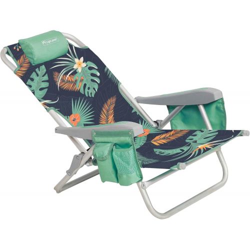  Lightspeed Outdoors Reclining Beach Chair Lightweight Folding Chair