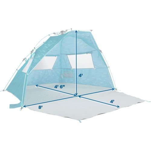  Lightspeed Outdoors Quick Cabana Beach Tent Sun Shelter