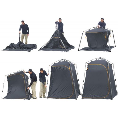  Lightspeed Outdoors 3 in 1 Quick Set Up Privacy Tent, Toilet/Camp Shower, Portable Changing Room (Rainfly Sold Separately)