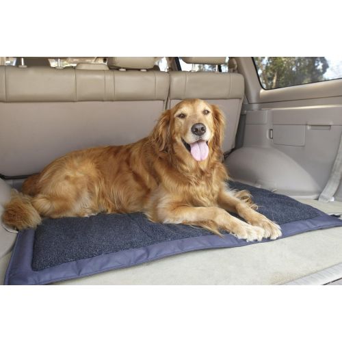  Lightspeed Outdoors Self Inflating Fleece Top Cover Travel Dog Bed | Kennel Bed , 32-Inch by 42 Inch