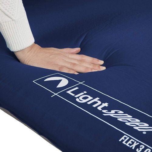  Lightspeed Outdoors XL Super Plush FlexForm Premium Self-Inflating Insulated Sleep and Camp Foam Pad | Extra Thick Sleep Mat