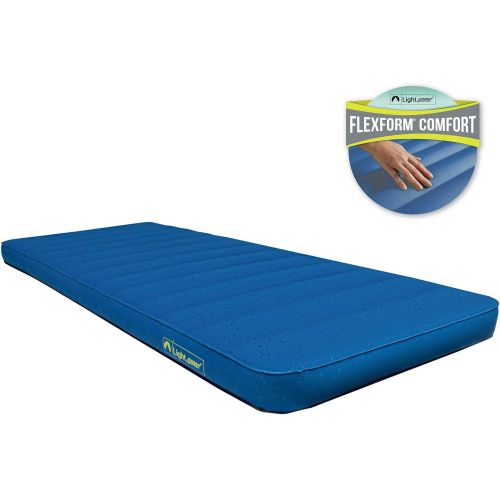  Lightspeed Outdoors XL Super Plush FlexForm Premium Self-Inflating Insulated Sleep and Camp Foam Pad | Extra Thick Sleep Mat