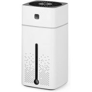 Liheya Humidifiers for Bedroom, Cool Mist Humidifiers for Babies, Small Desktop Humidifier for Bedroom Office Nursery, 1L Water Tank, Ultra-quiet Operation Process, Auto Shut Off (White)