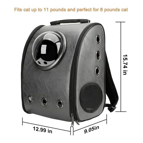  Likoe_US Travel Accessory Feather Space Capsule Transport Dog Bag for Small Puppy Chihuahua Pet Cat Carrier Backpack Crate Cage