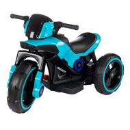 Lil Rider Ride-On Toy Trike Motorcycle - Battery Operated Electric Tricycle for Toddlers with Built-in Sound, Lights & MP3 Input (Blue)