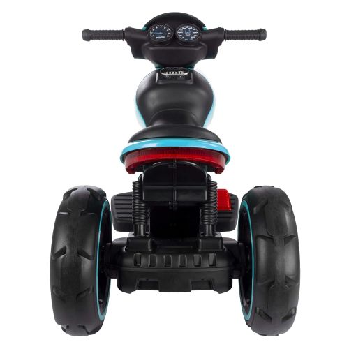  Lil Rider Ride-On Toy Trike Motorcycle - Battery Operated Electric Tricycle for Toddlers with Built-in Sound, Lights & MP3 Input (Blue)