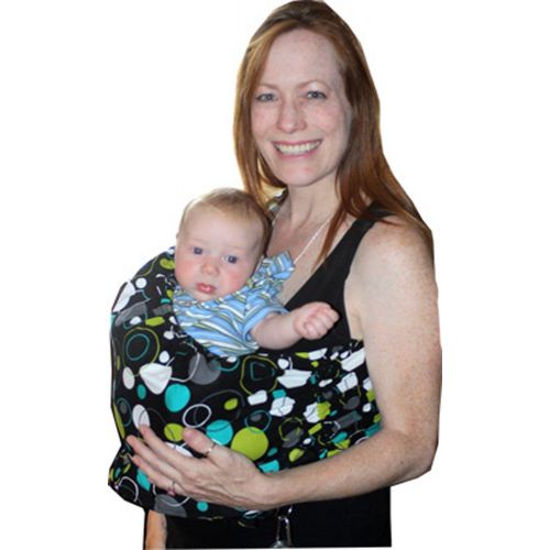  Lil Cub Hub Cub Co-Z Sugar Dots Convertible Carrier, Chocolate Brown/Baby Blue, Large