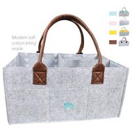 [아마존베스트]Lil Dandelion Baby Diaper Caddy Organizer - Baby Shower Gift Basket for Boy Girl | Portable Travel Car Organizer |...