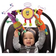 Lil Jammerz Baby Music Toys for Car Seat or Stroller: Includes a Bluetooth Speaker, Downloadable App That Streams Music or White Noise, and Plush Rattle & Squeaky Toy