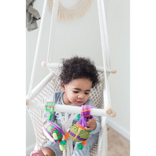  Lil Jammerz Baby Music Toys for Car Seat or Stroller: Includes a Bluetooth Speaker, Downloadable App That Streams Music or White Noise, and Plush Rattle & Squeaky Toy