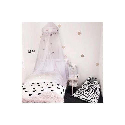  [아마존베스트]Lil Lills Unicorn Bed Canopy - White Mosquito Net Curtains - Unicorn Gift & Bedroom decor/Decoration. for Adult, Kids, Toddlers, Little Girl Tween & Teen