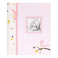 [아마존베스트]Lil Peach Birdie Baby Five Year Memory Book Photo Journal, Cherish Every Precious Moment of Your Babys First Years, Perfect Baby Shower Gift, Pink