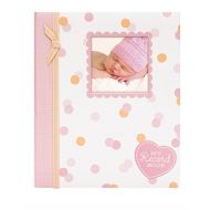 Lil Peach First 5 Years Baby Memory Book, Cherish Every Precious Moment of Your Baby, Perfect Baby Shower Gift, Pink and Peach Confetti Polka Dots