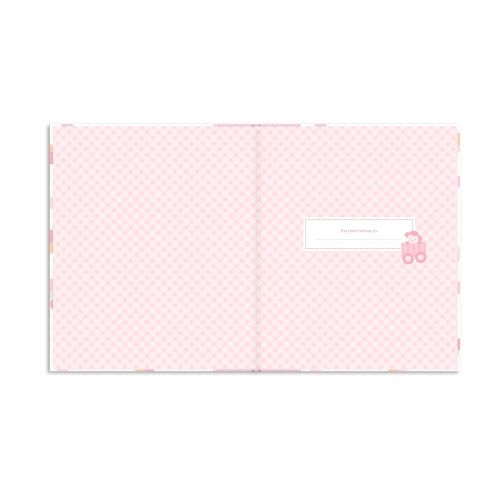  Lil Peach First 5 Years Baby Memory Book, Cherish Every Precious Moment of Your Baby, Perfect Baby Shower Gift, Pink and Peach Confetti Polka Dots