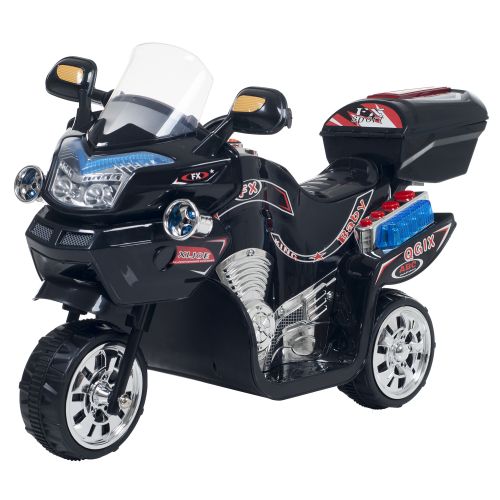  Lil Rider Ride on Toy, 3 Wheel Motorcycle Trike for Kids by Hey! Play! ? Battery Powered Ride on Toys for Boys and Girls, 2 - 5 Year Old - Black FX