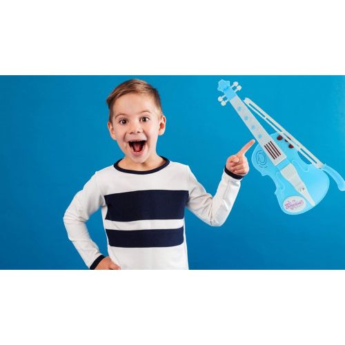  [아마존베스트]LilPals Amazing Child Prodigy Violin Toy - High Tech Musical Instrument with 12 Music Demo Sounds and Flashing Lights (Blue)