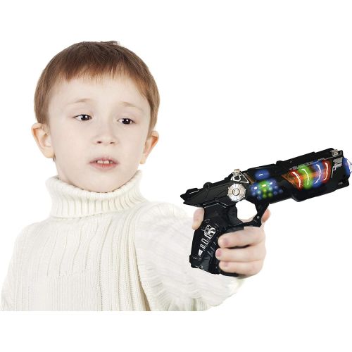  LilPals Space Gun with Flashing LEDs and Sounds. Supper Fun and Colorful