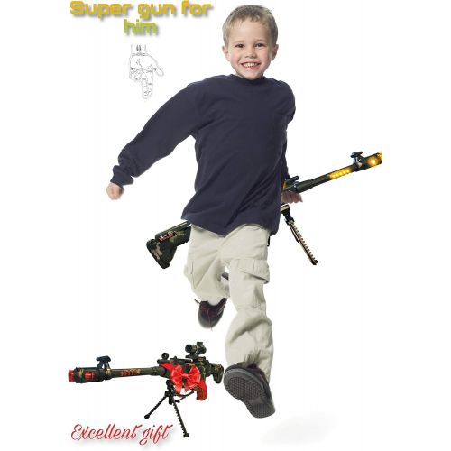  LilPals Special 25 Inch Rapid Fire Machine Gun Toy  With Dazzling Light, Remarkable Sound & Amazing Machine Gun Live Action