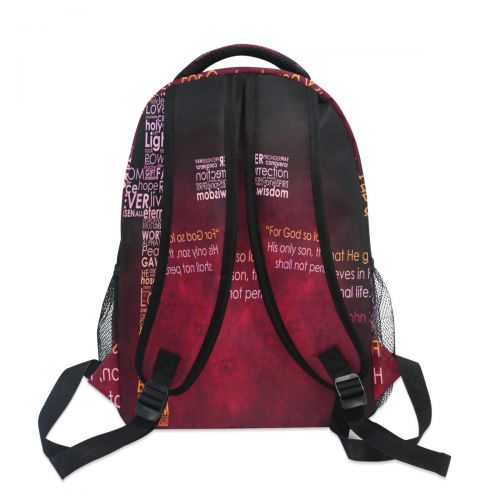  Lilibeely Custom Fashion Causal Christ Christian Cross Prints Backpacks Girls Boys School Bags Shoulders Bag Travel Daypack