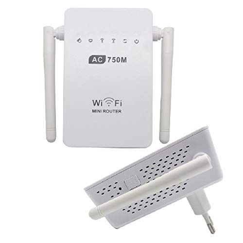 Liliers LILIERS 750Mbps Antenna WiFi Repeater Wireless Range Extender 802.11N Booster Signal Amplifier WLAN EU