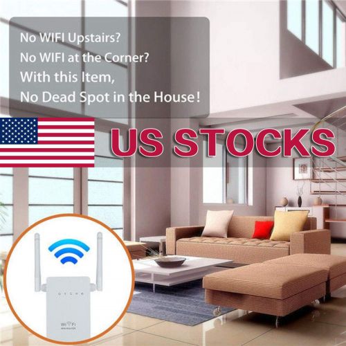  Liliers LILIERS 750Mbps Antenna WiFi Repeater Wireless Range Extender 802.11N Booster Signal Amplifier WLAN US Plug WiFi Signa Extend Amplifier