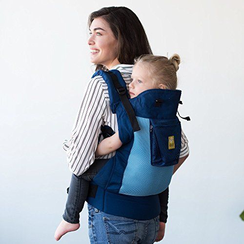  Lillebaby LLLEEbaby CarryOn Airflow 3-in-1 Ergonomic Toddler & Child Carrier, Blue/Aqua - 20 to 60 lbs