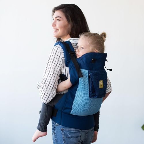  Lillebaby LLLEEbaby CarryOn Airflow 3-in-1 Ergonomic Toddler & Child Carrier, Blue/Aqua - 20 to 60 lbs