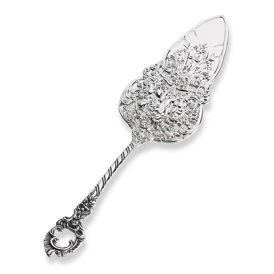 Lillian Rose™ Embossed Cake Server in Silver