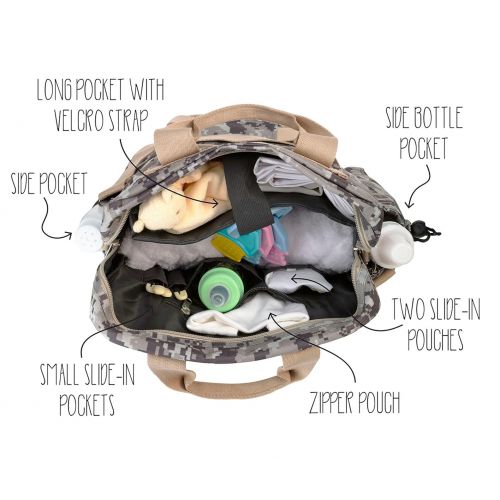  Lillian Rose Military Daddy Diaper Bag