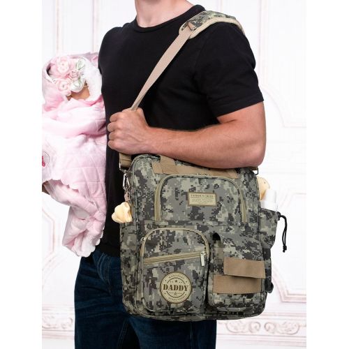  Lillian Rose Military Daddy Diaper Bag