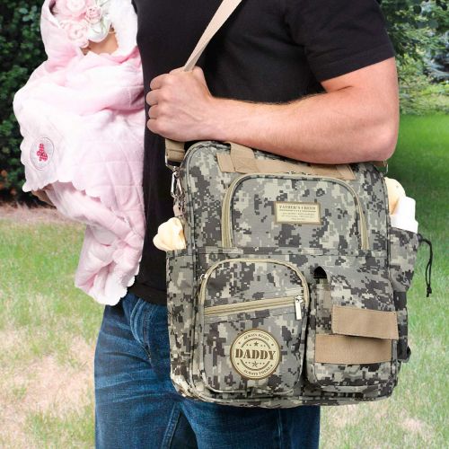  Lillian Rose Military Daddy Diaper Bag