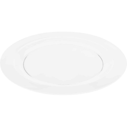  Lillian Tablesettings Premium Quality Heavyweight Plastic Plates China Like. Wedding and Party Dinnerware Plastic Plates 6.25 inc White/Pearl-Value Pack 40 Count