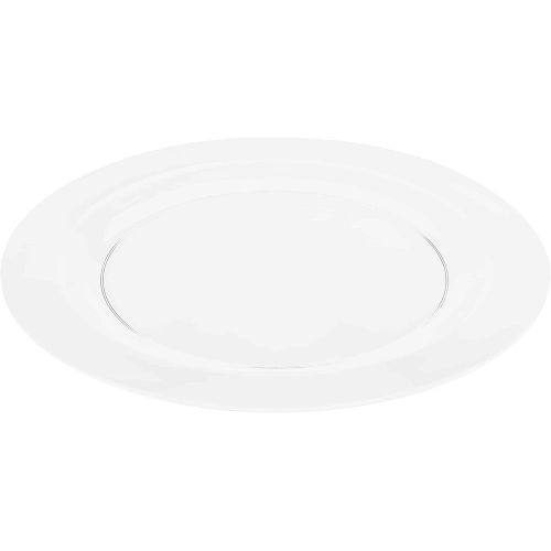  Lillian Tablesettings Premium Quality Heavyweight Plastic Plates China Like. Wedding and Party Dinnerware Plastic Plates 7.5 inch, White/Pearl-Value Pack 40 Count