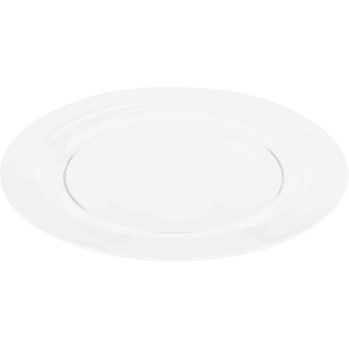  Lillian Tablesettings Plastic Plates-10.25 Magnificence | Pack of 30 Plates, 10.25 inch, White Pearl