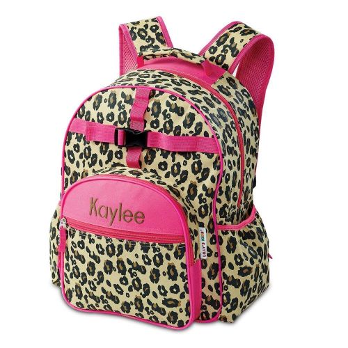  Leopard Spots Personalized Kids Backpack by Lillian Vernon